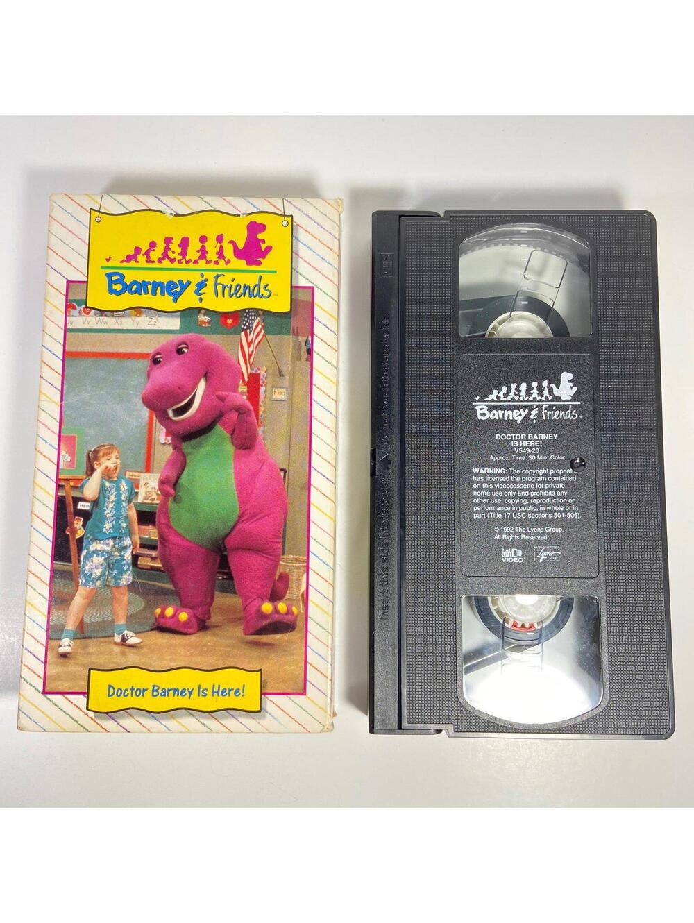 1993 Lyons Group Barney & Friends Doctor Barney Is Here! VHS